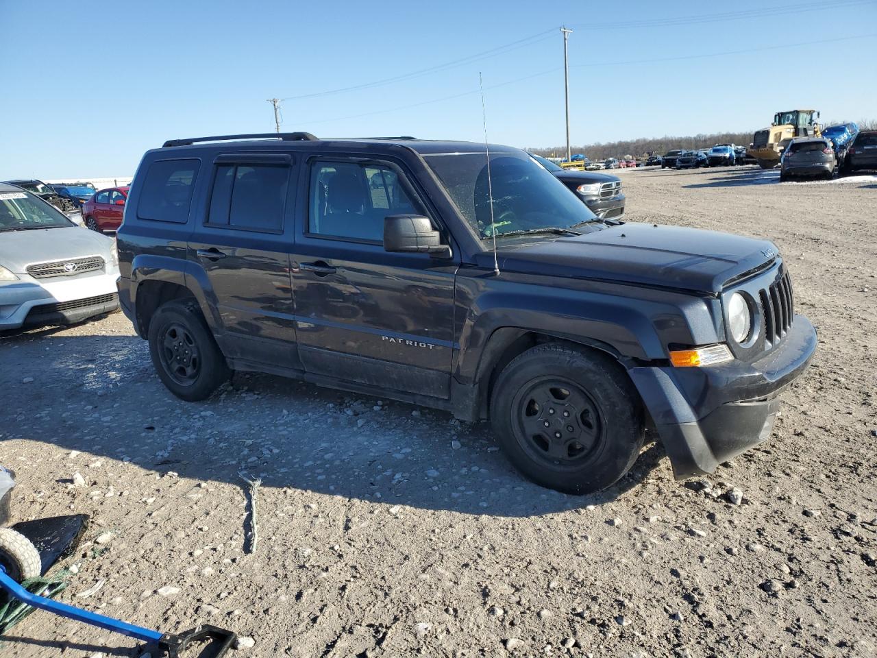 2016 Jeep Liberty (Patriot) VIN 1C4NJPBBXGD590558 Copart auction photo, front end / side damage thumbnail 4