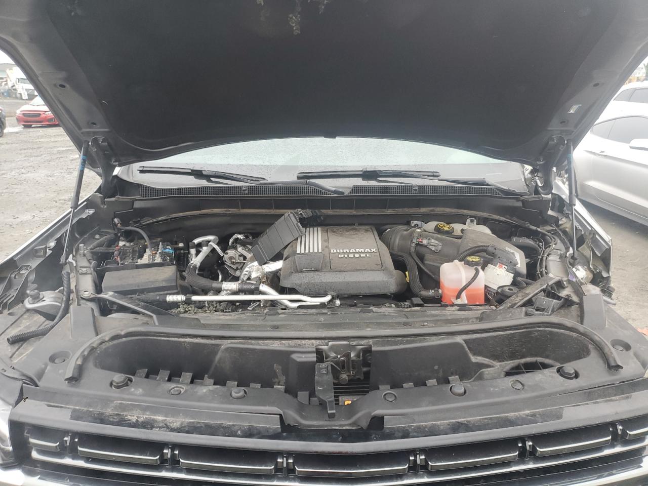 2021 Chevrolet Suburban VIN 1GNSKEKT0MR457391 Copart auction photo, front end / side damage thumbnail 12