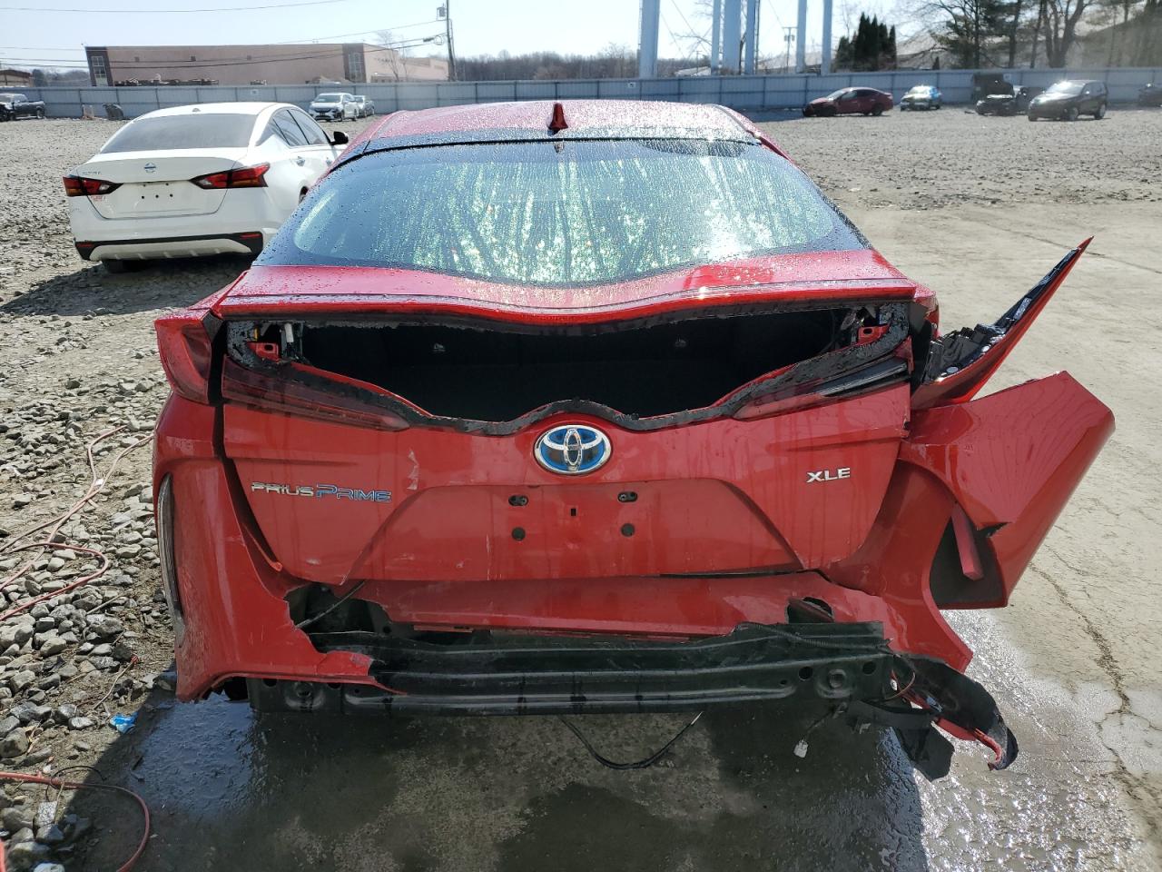 2021 Toyota Prius VIN JTDKAMFP9M3181539 Copart auction photo, rear end damage thumbnail 6