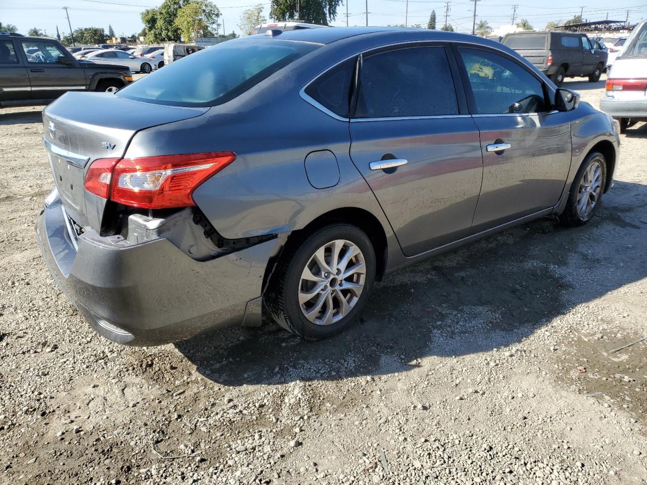 2017 Nissan Sentra VIN 3N1AB7AP0HY391027 Copart auction photo, rear end damage thumbnail 3