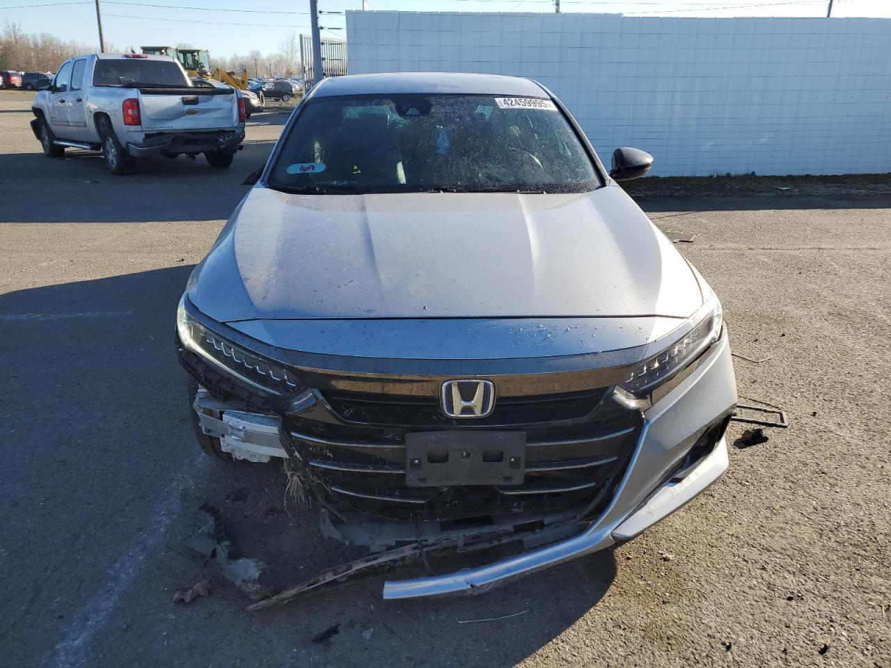 2022 Honda Accord VIN 1HGCV3F20NA027811 Copart auction photo, undercarriage / all over damage thumbnail 5