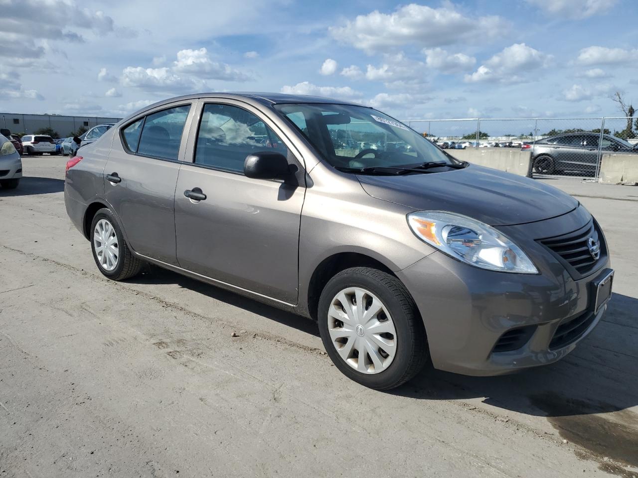 2014 Nissan Versa VIN 3N1CN7AP6EL844026 Copart auction photo, minor dent/scratches damage thumbnail 4