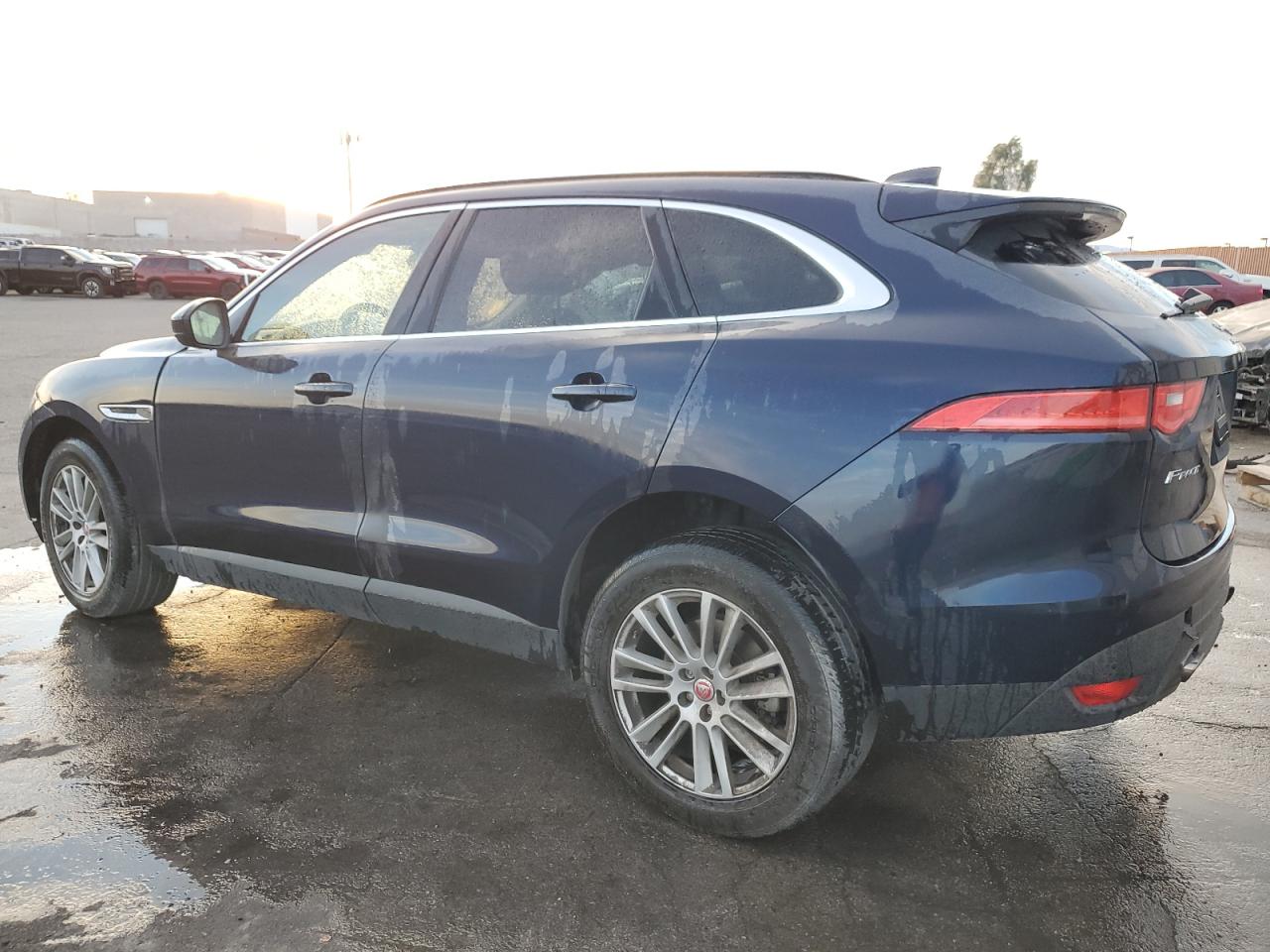 2018 Jaguar F-Pace VIN SADCK2FX8JA280600 Copart auction photo, rear end / mechanical damage thumbnail 2