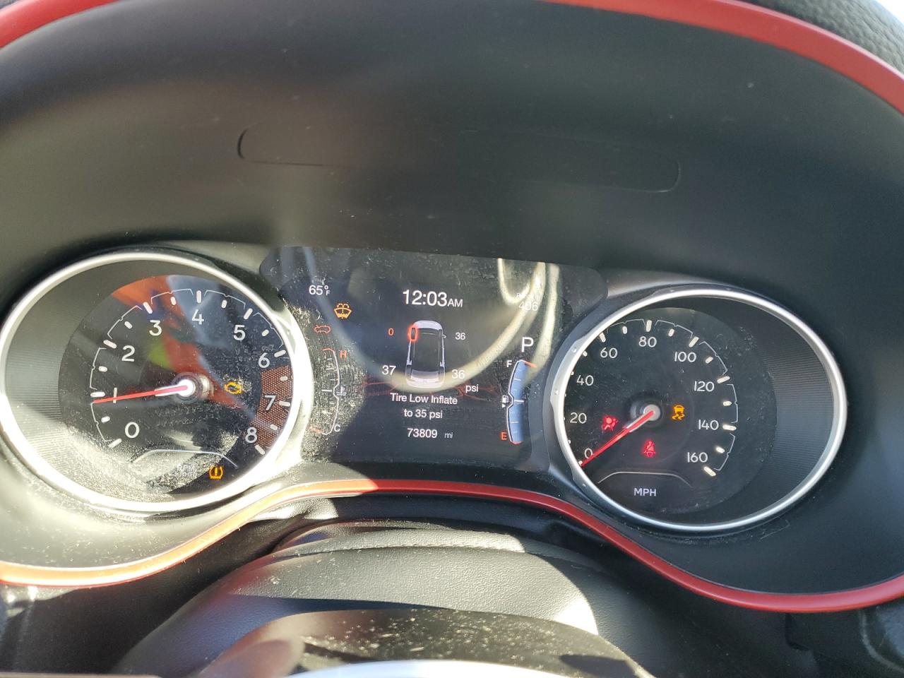 2019 Jeep Compass VIN 3C4NJDDB5KT703850 Copart auction photo, front end damage thumbnail 9