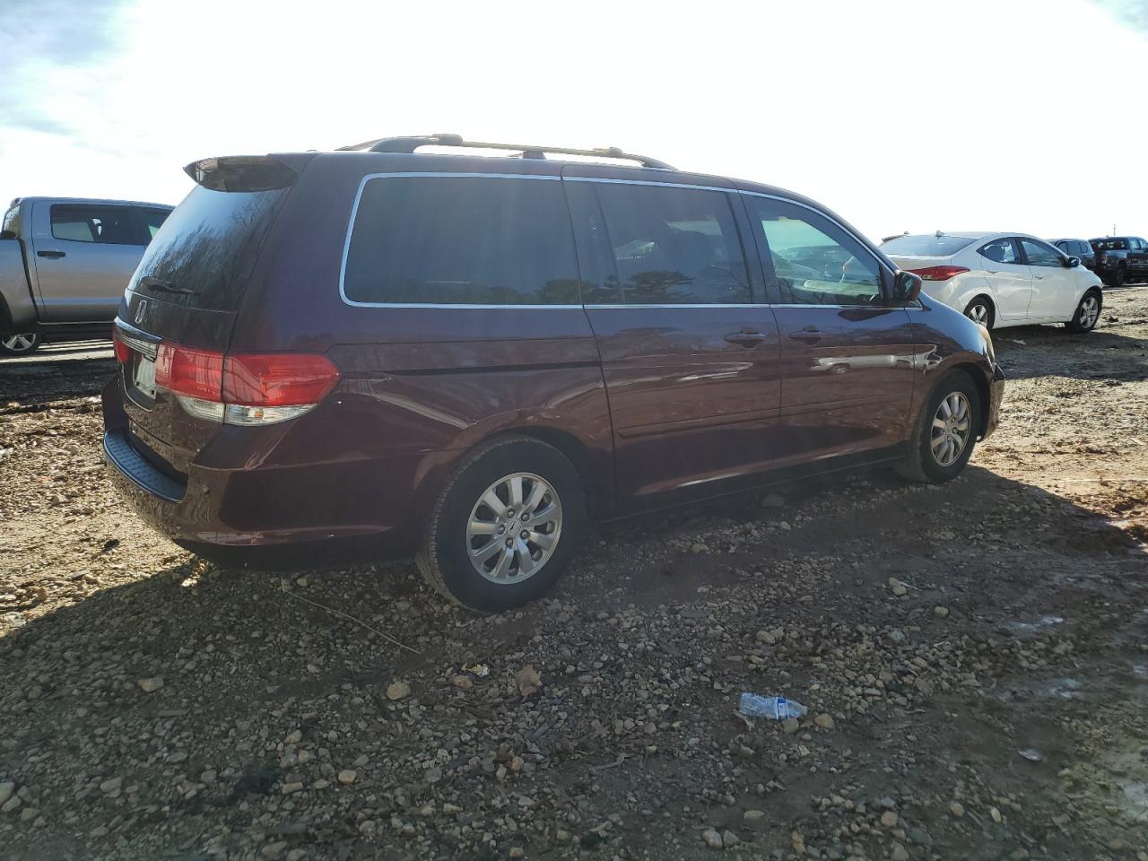 2008 Honda Odyssey VIN 5FNRL38758B049466 Copart auction photo, side damage thumbnail 3