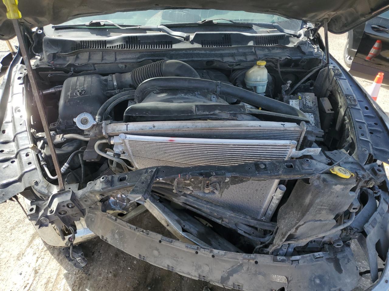2014 RAM 1500 VIN 1C6RR6LT2ES332689 Copart auction photo, front end damage thumbnail 13