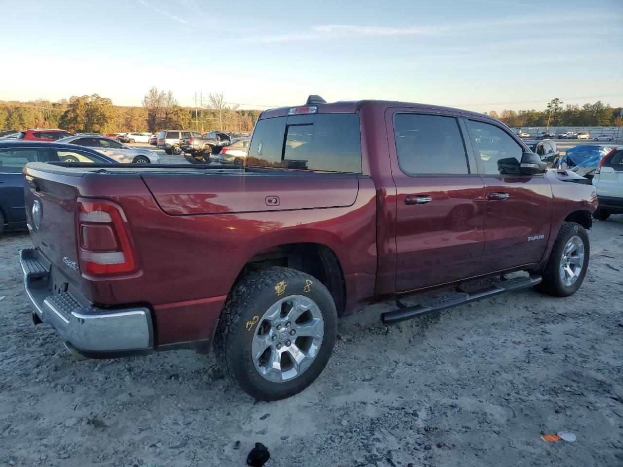 2020 RAM 1500 VIN 1C6SRFFT3LN301248 Copart auction photo, front end damage thumbnail 3
