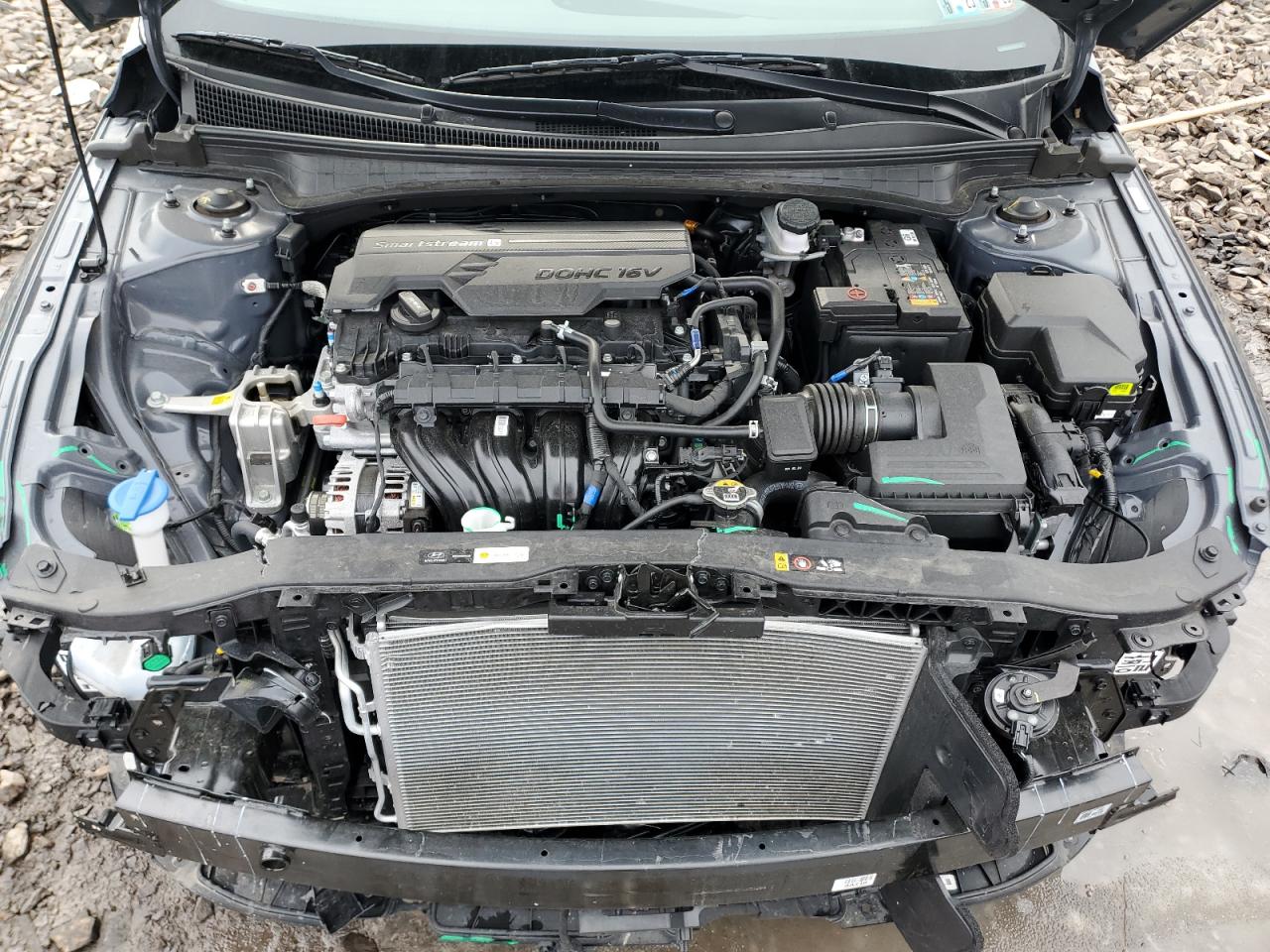2024 Hyundai Elantra VIN KMHLS4DGXRU767359 Copart auction photo, front end / side damage thumbnail 11