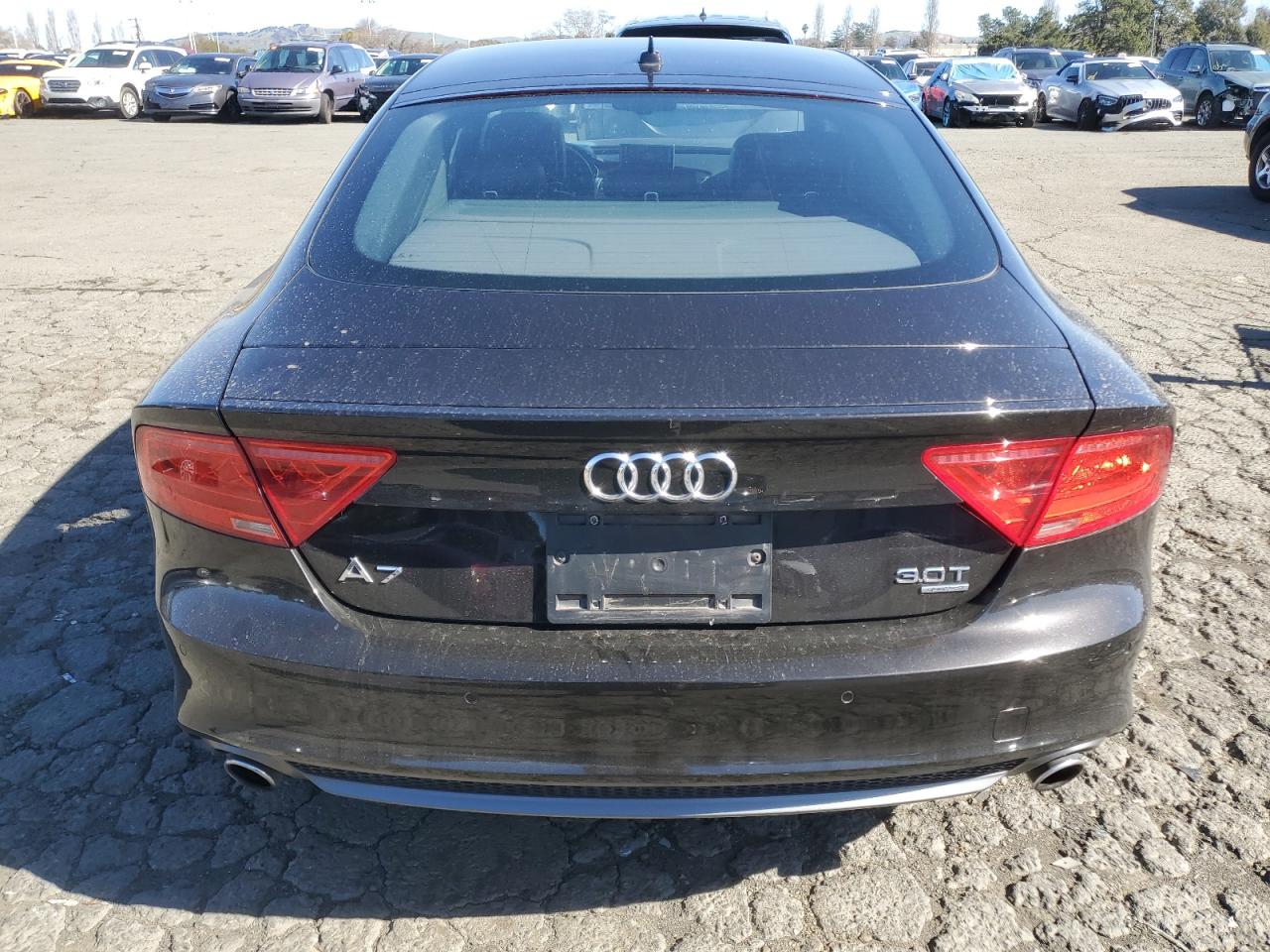 2013 Audi A7 VIN WAU3GBFC4DN073870 Copart auction photo, front end / mechanical damage thumbnail 6
