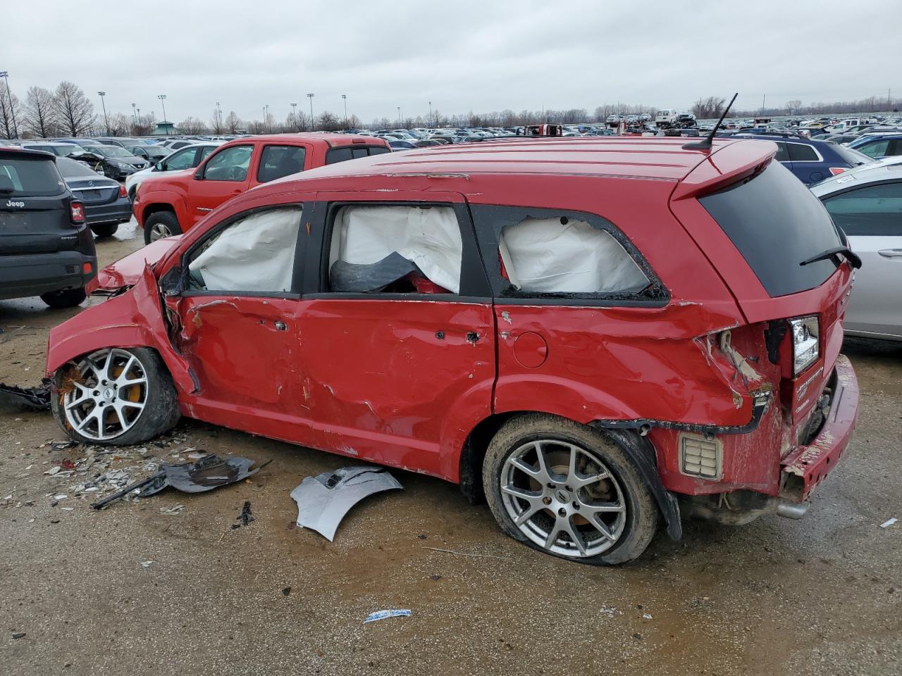 2018 Dodge Journey VIN 3C4PDDEG2JT464315 Copart auction photo, all over damage thumbnail 2