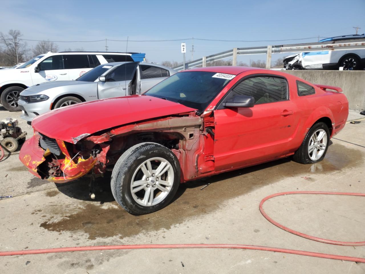2008 Ford Mustang VIN 1ZVHT80N185124178