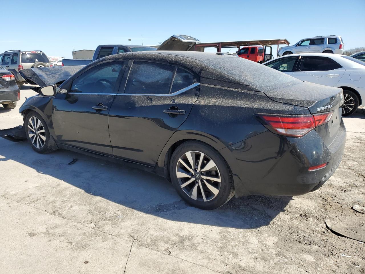 2020 Nissan Sentra VIN 3N1AB8CV0LY257449 Copart auction photo, hail / front end damage thumbnail 2