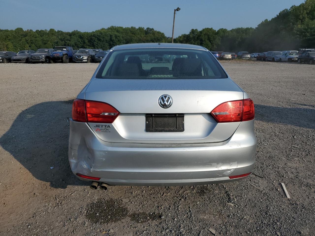 2014 Volkswagen Jetta VIN 3VW2K7AJ0EM391803 Copart auction photo, front end / rear end damage thumbnail 6