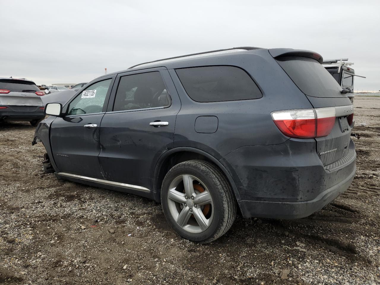 2013 Dodge Durango VIN 1C4RDHEG1DC665526 Copart auction photo, front end / side damage thumbnail 2