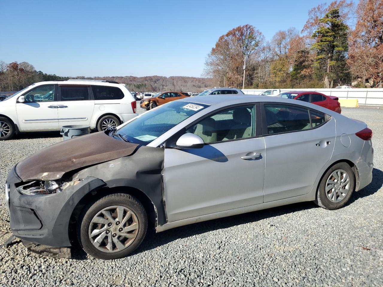 2017 Hyundai Elantra VIN KMHD74LF7HU074259