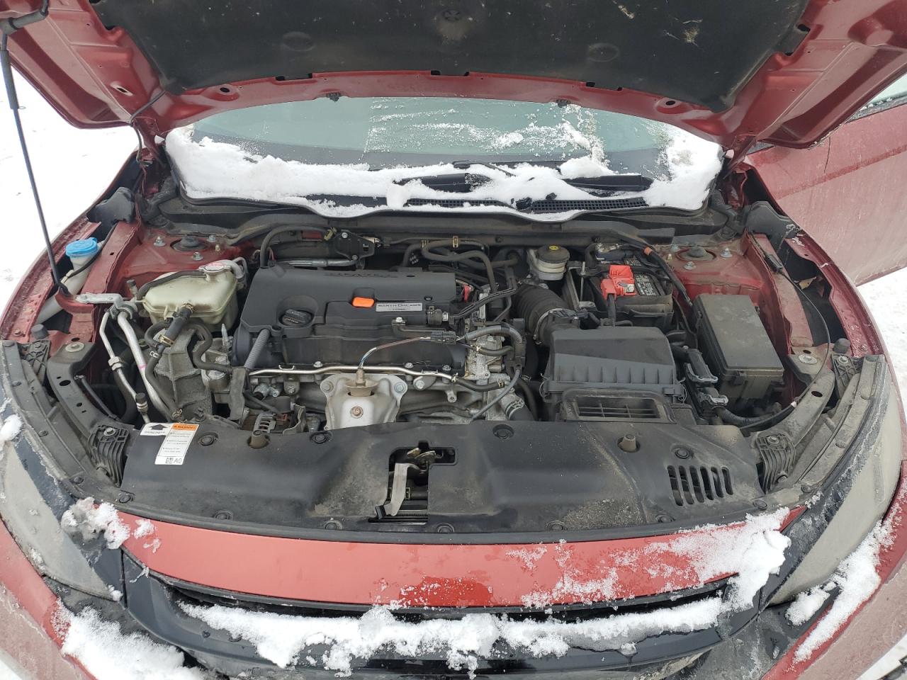 2020 Honda Civic VIN 2HGFC2F66LH557232 Copart auction photo, all over damage thumbnail 11