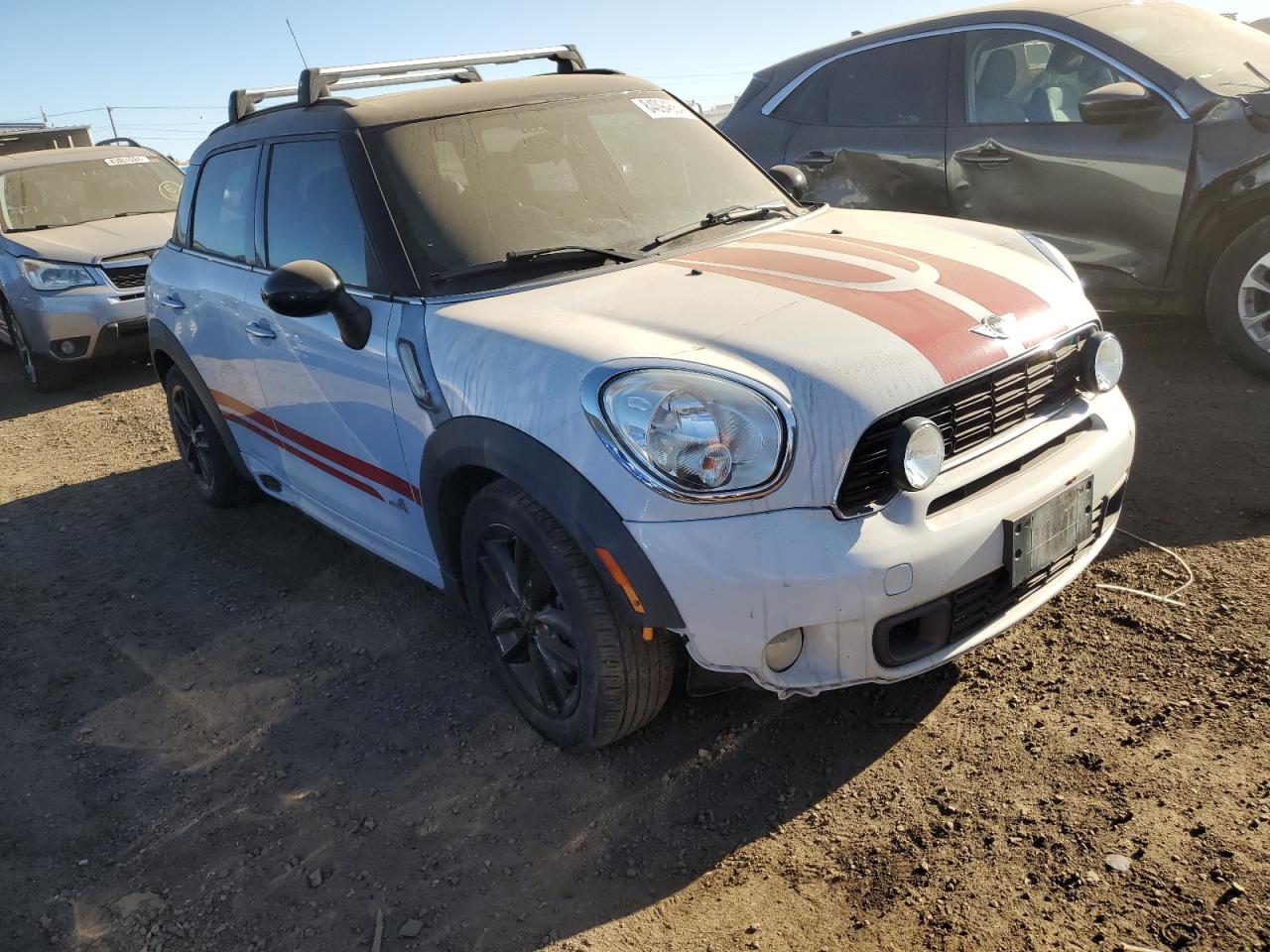 2011 MINI Cooper VIN WMWZC5C53BWM10744 Copart auction photo, mechanical damage thumbnail 4