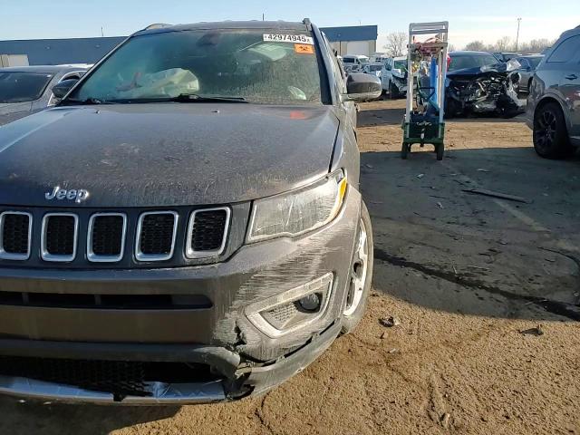 2018 Jeep Compass VIN 3C4NJDCBXJT435037 Copart auction photo, side / front end damage thumbnail 10