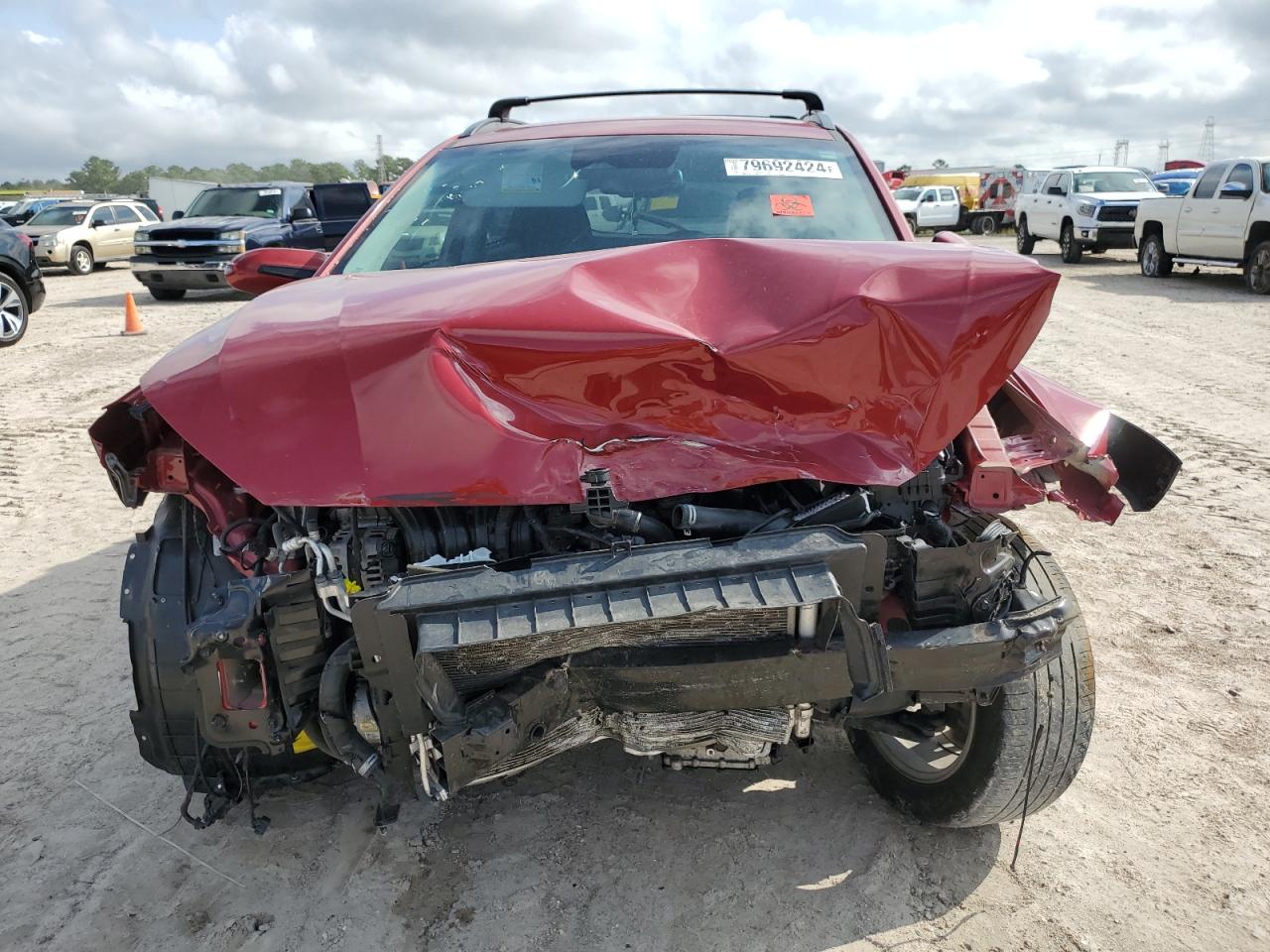 2022 Hyundai Kona VIN KM8K62AB2NU870007 Copart auction photo, front end / side damage thumbnail 5