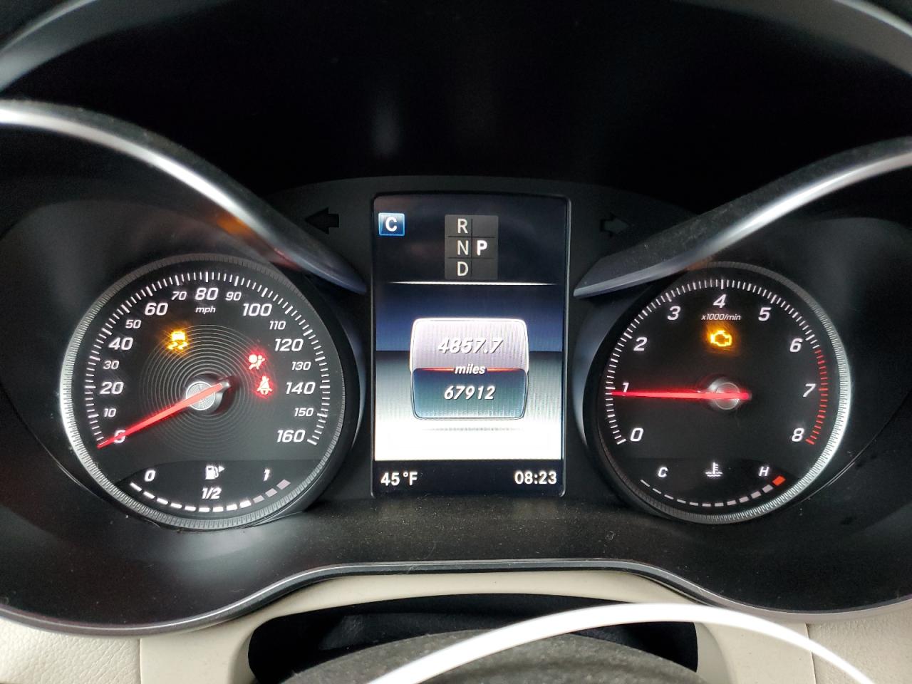 2019 Mercedes-Benz GLC VIN WDC0G4JB7KV186428 Copart auction photo, front end / rear end damage thumbnail 9