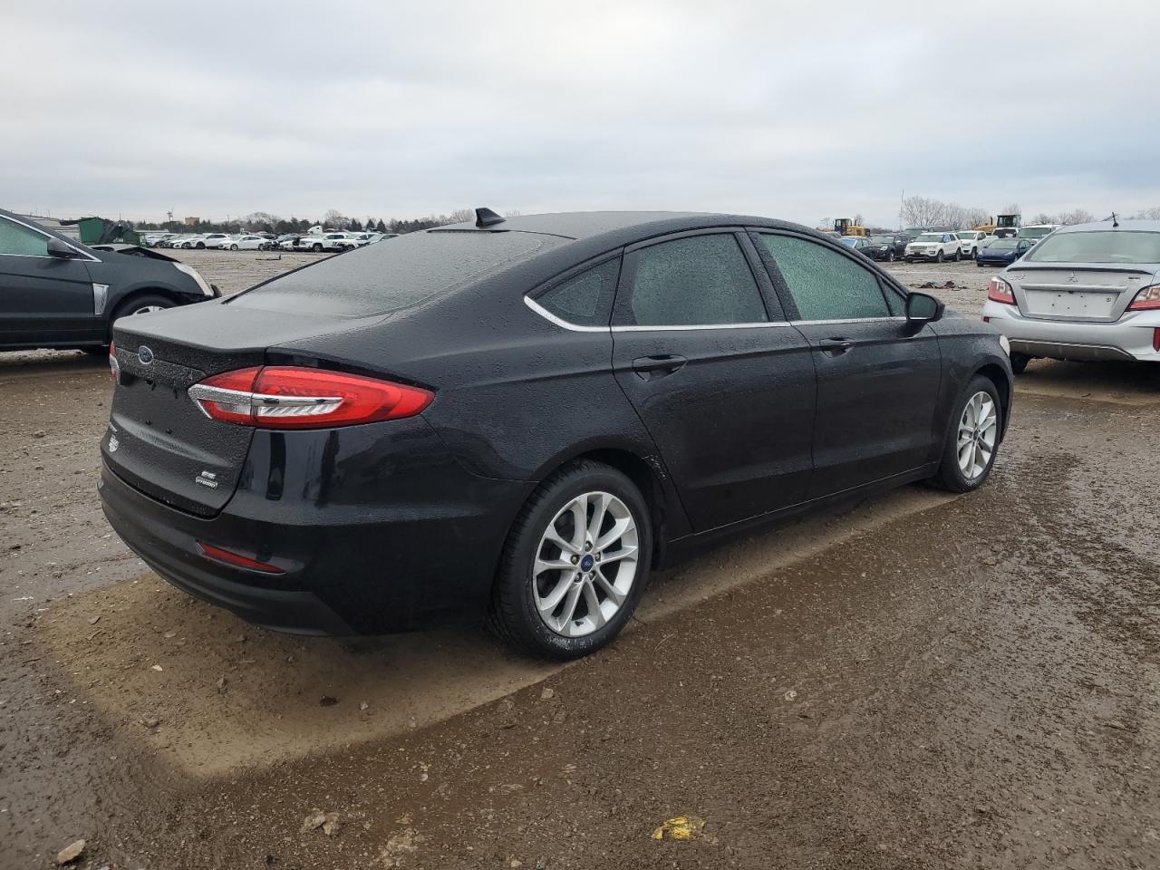 2020 Ford Fusion VIN 3FA6P0LU7LR248177 Copart auction photo, side / front end damage thumbnail 3