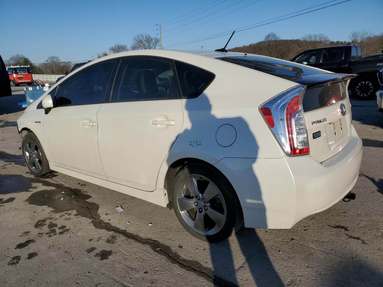 2013 Toyota Prius VIN JTDKN3DU5D1662570 Copart auction photo, front end damage thumbnail 2
