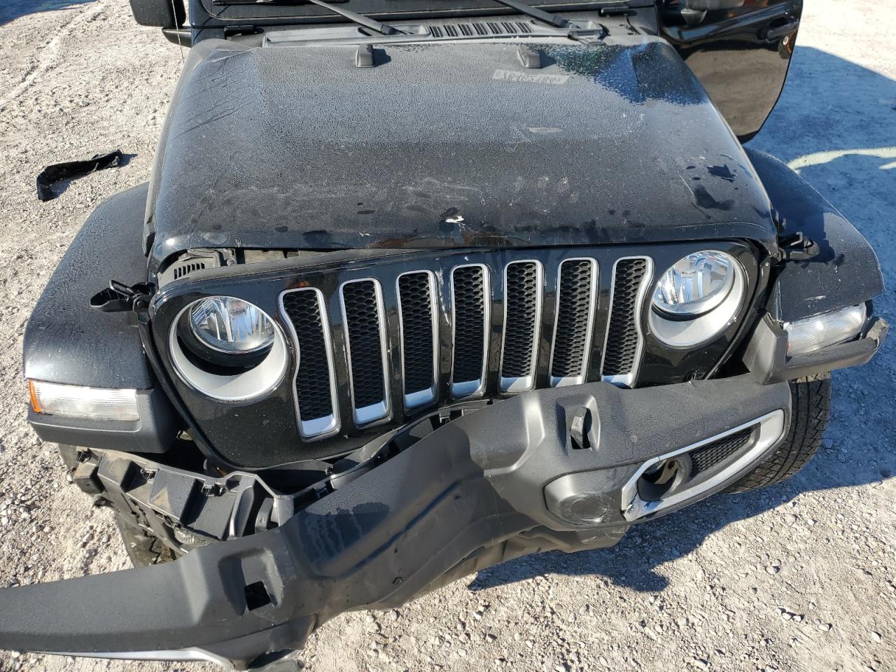 2019 Jeep Wrangler VIN 1C4HJXEN3KW552024 Copart auction photo, front end damage thumbnail 14