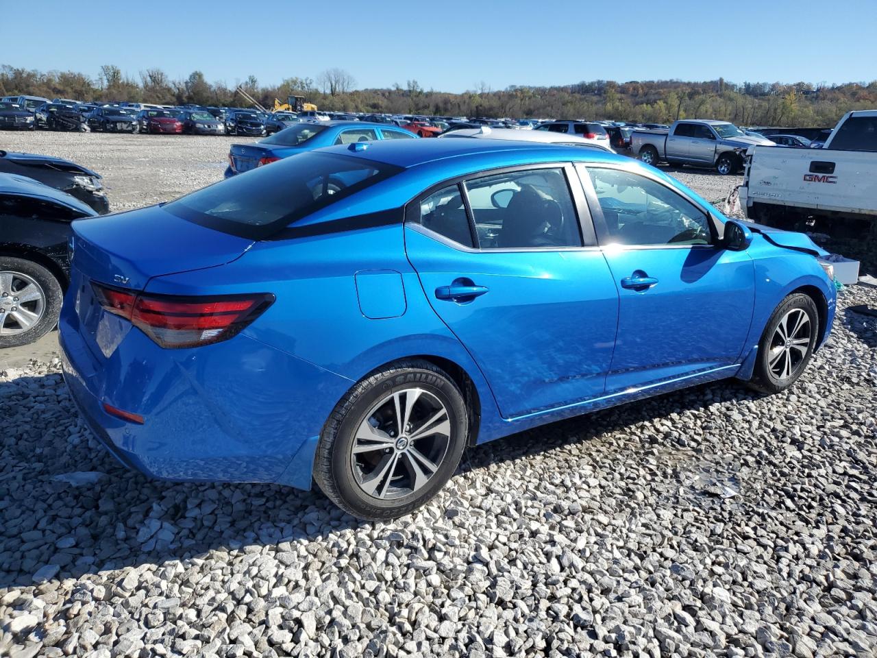 2022 Nissan Sentra VIN 3N1AB8CV9NY297063 Copart auction photo, front end damage thumbnail 3