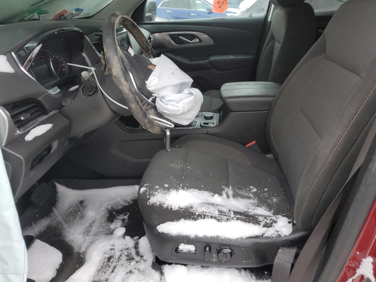 2021 Chevrolet Traverse VIN 1GNERGKW7MJ107382 Copart auction photo, front end / all over damage thumbnail 7
