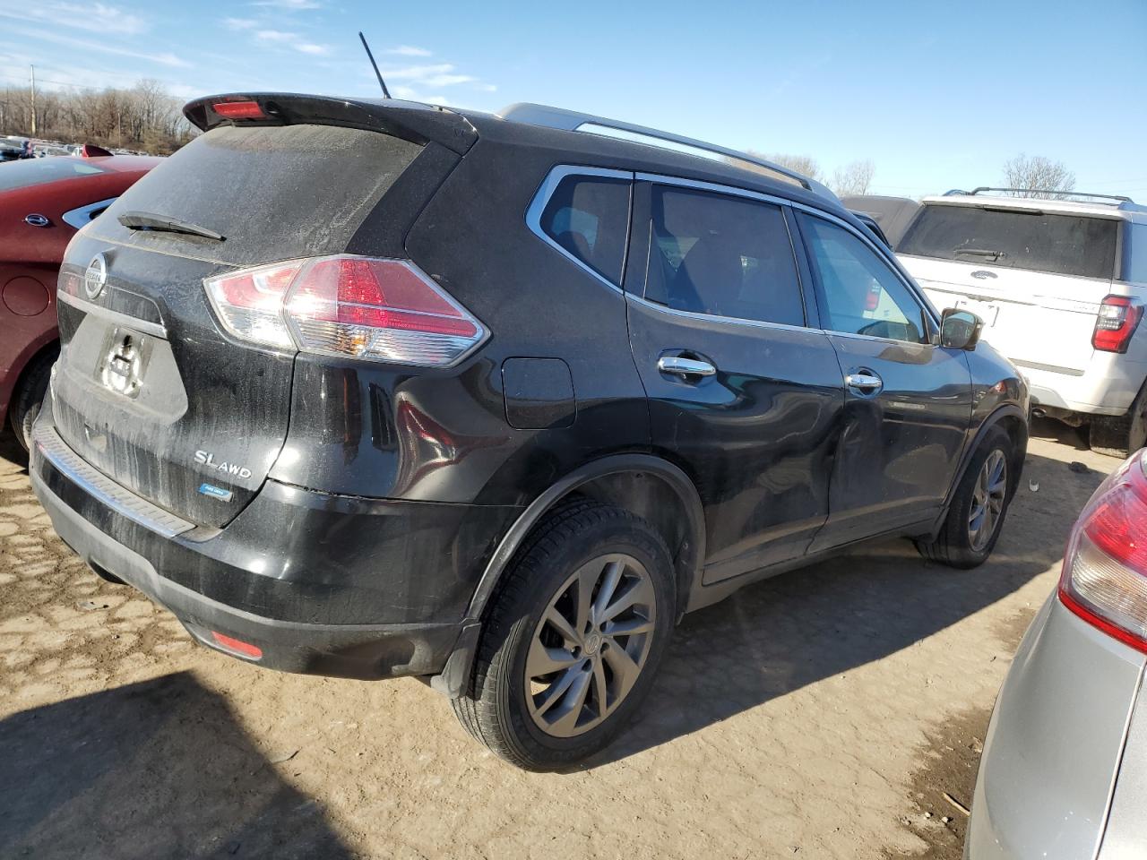 2014 Nissan Rogue VIN 5N1AT2MV4EC825702 Copart auction photo, front end damage thumbnail 3