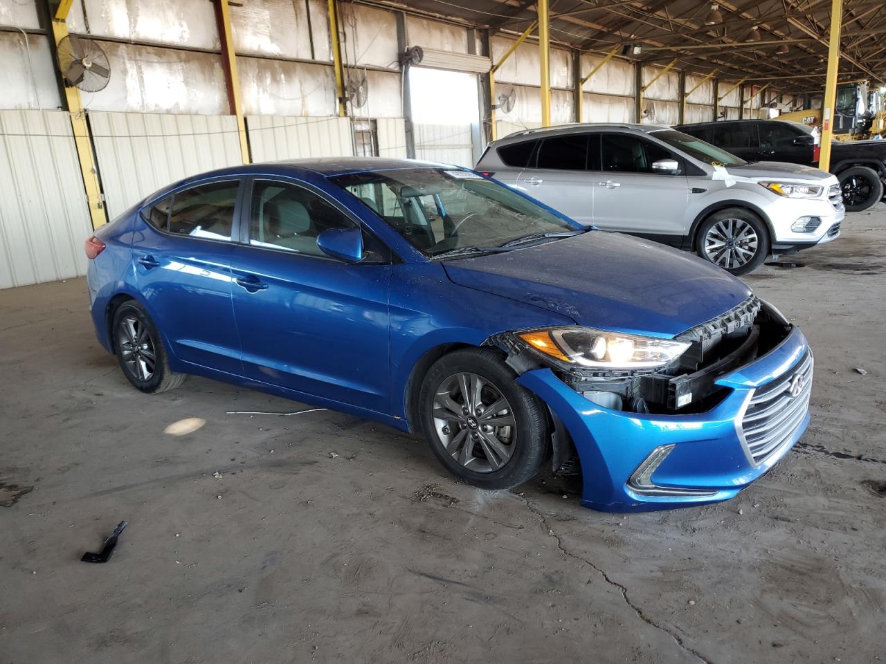 2017 Hyundai Elantra VIN 5NPD84LF6HH061787 Copart auction photo, front end / side damage thumbnail 4
