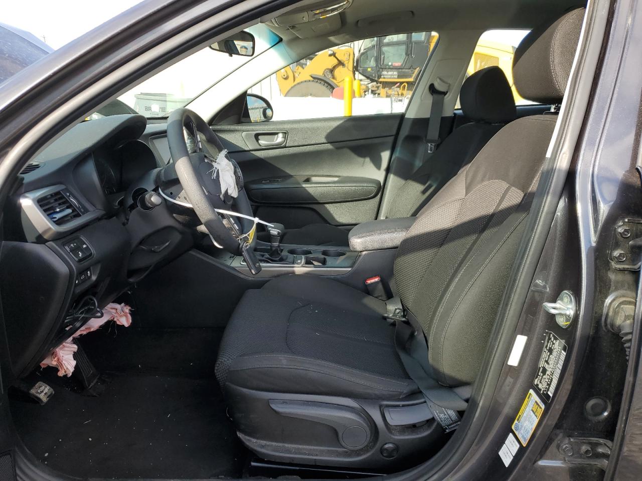 2019 KIA Optima VIN 5XXGT4L35KG302484 Copart auction photo, front end damage thumbnail 7