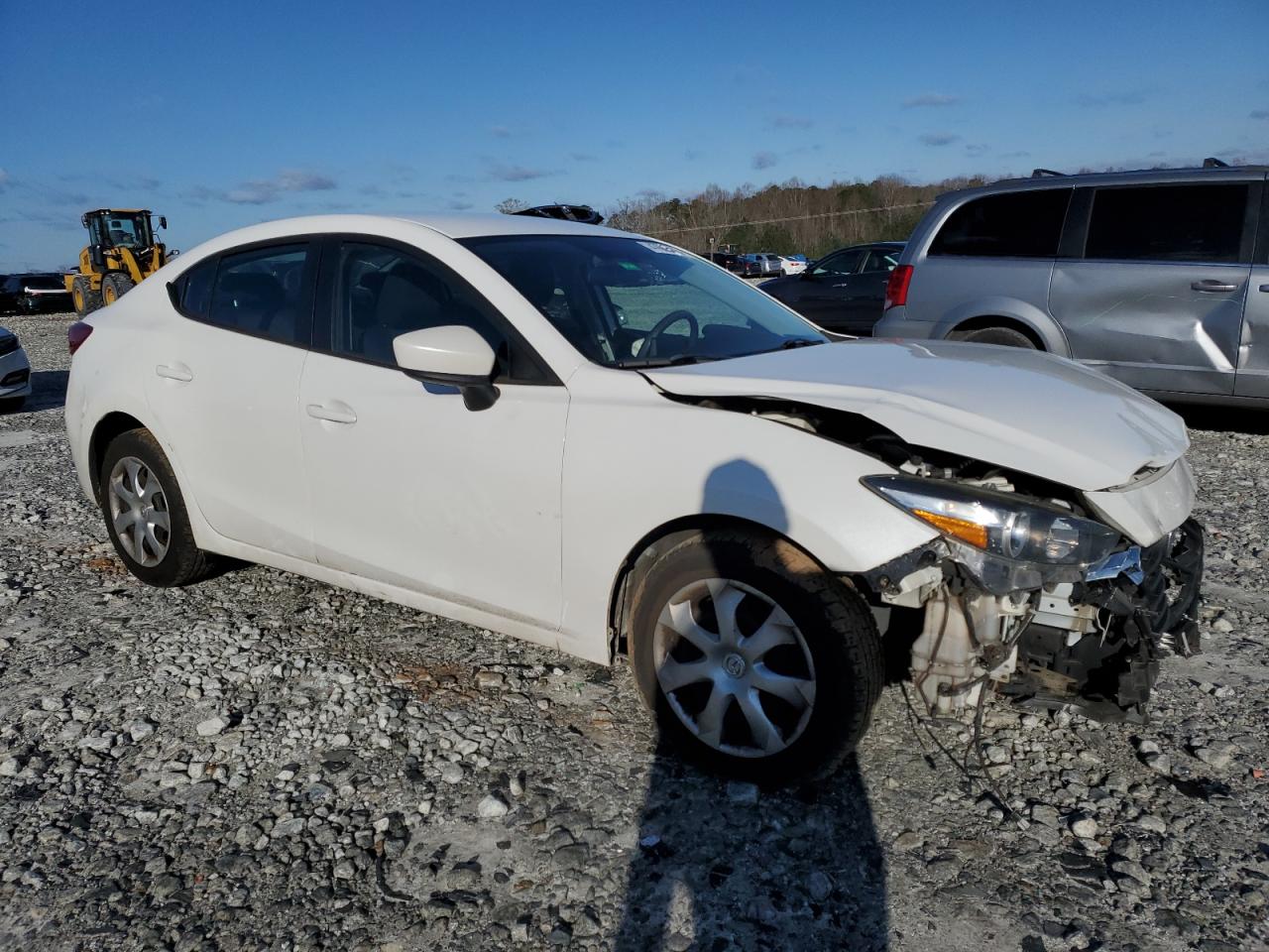 2017 Mazda 3 VIN 3MZBN1U74HM131462 Copart auction photo, front end damage thumbnail 4