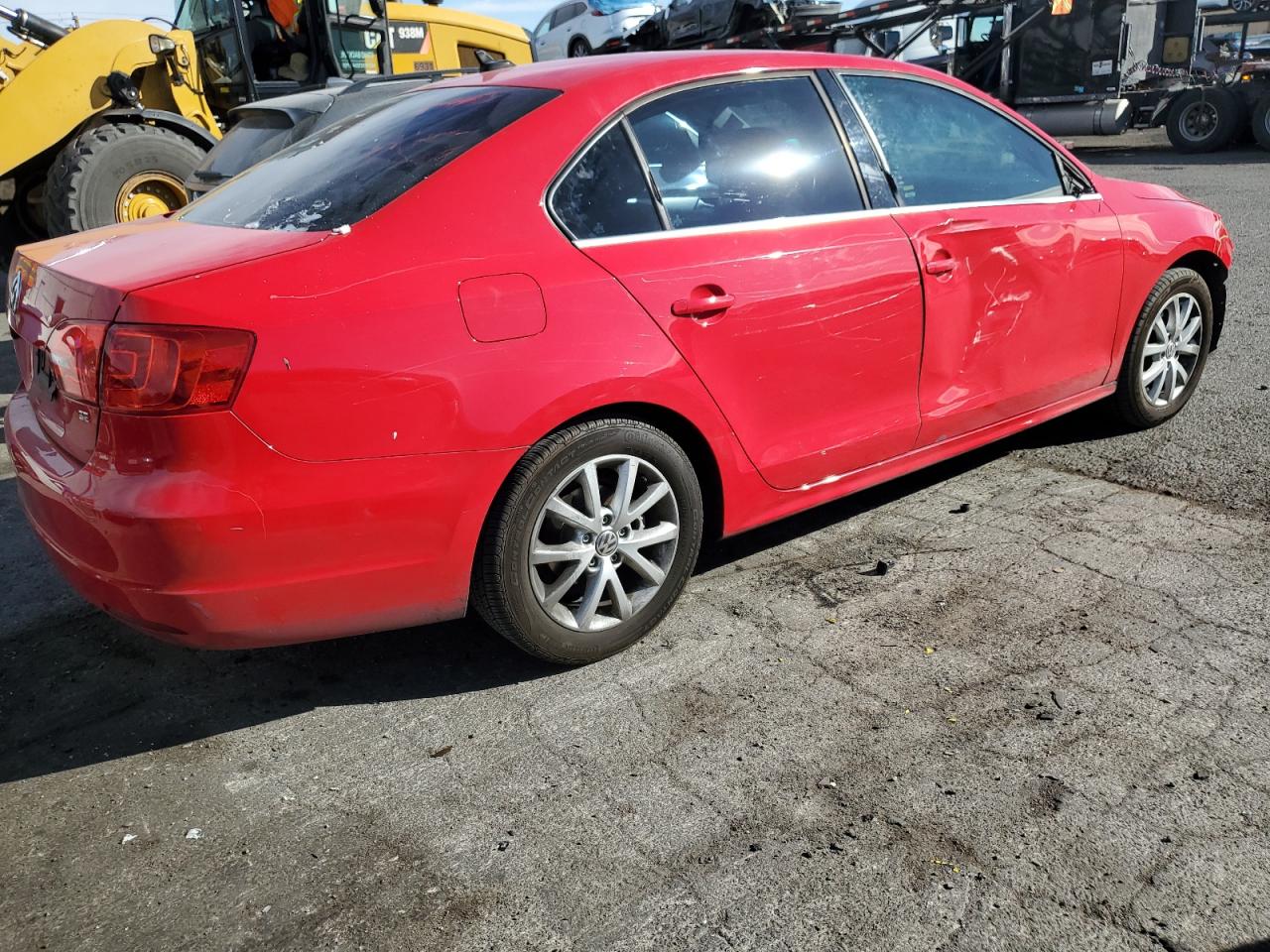 2014 Volkswagen Jetta VIN 3VWD17AJ3EM311356 Copart auction photo, frame damage / front end damage thumbnail 3