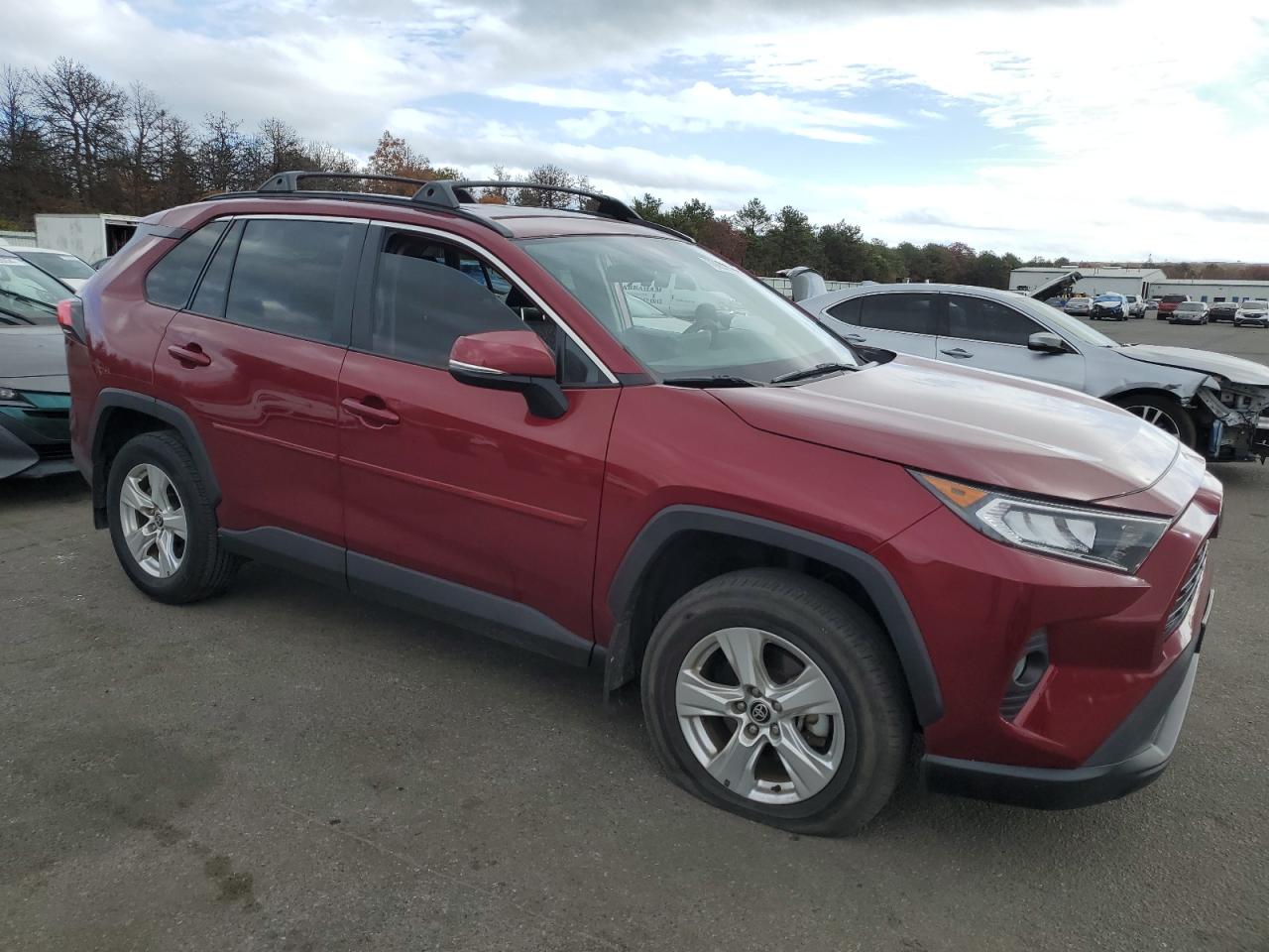 2021 Toyota RAV 4 VIN 2T3P1RFV7MW175446 Copart auction photo, vandalism / replaced vin damage thumbnail 4