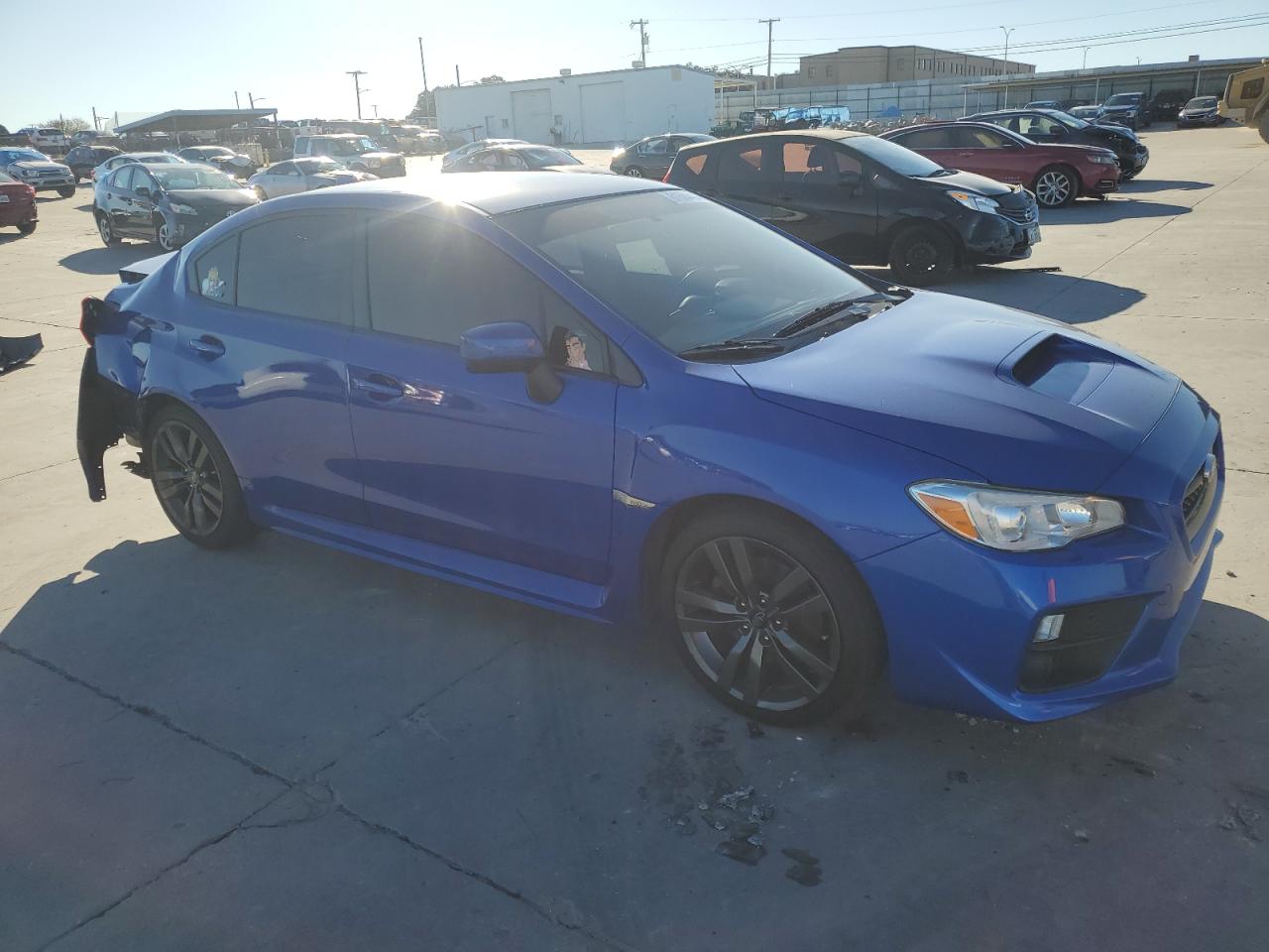2015 Subaru WRX VIN JF1VA1A66F9834814 Copart auction photo, rear end damage thumbnail 4