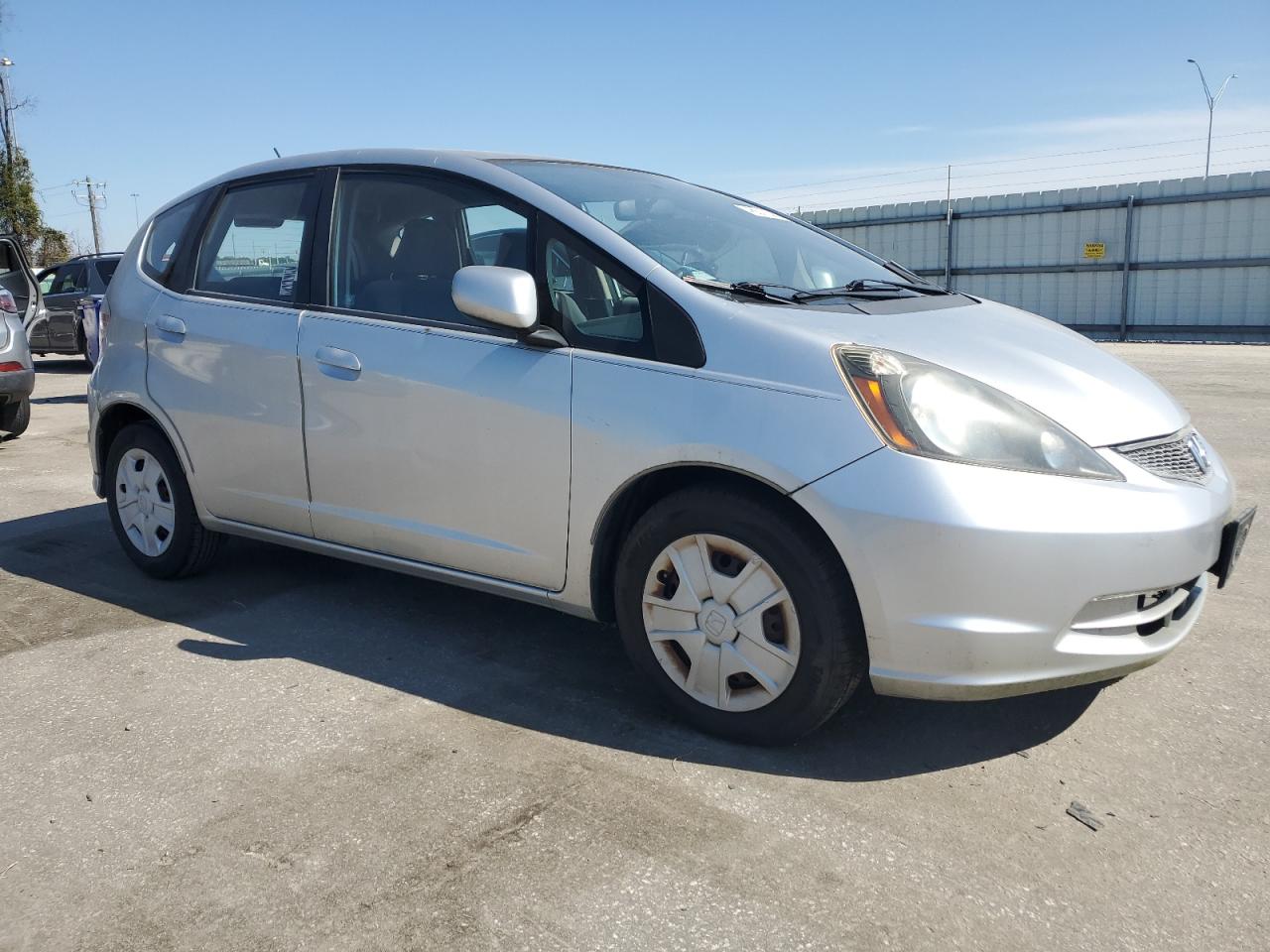 2012 Honda Fit VIN JHMGE8G39CC002491 Copart auction photo, front end / undercarriage damage thumbnail 4