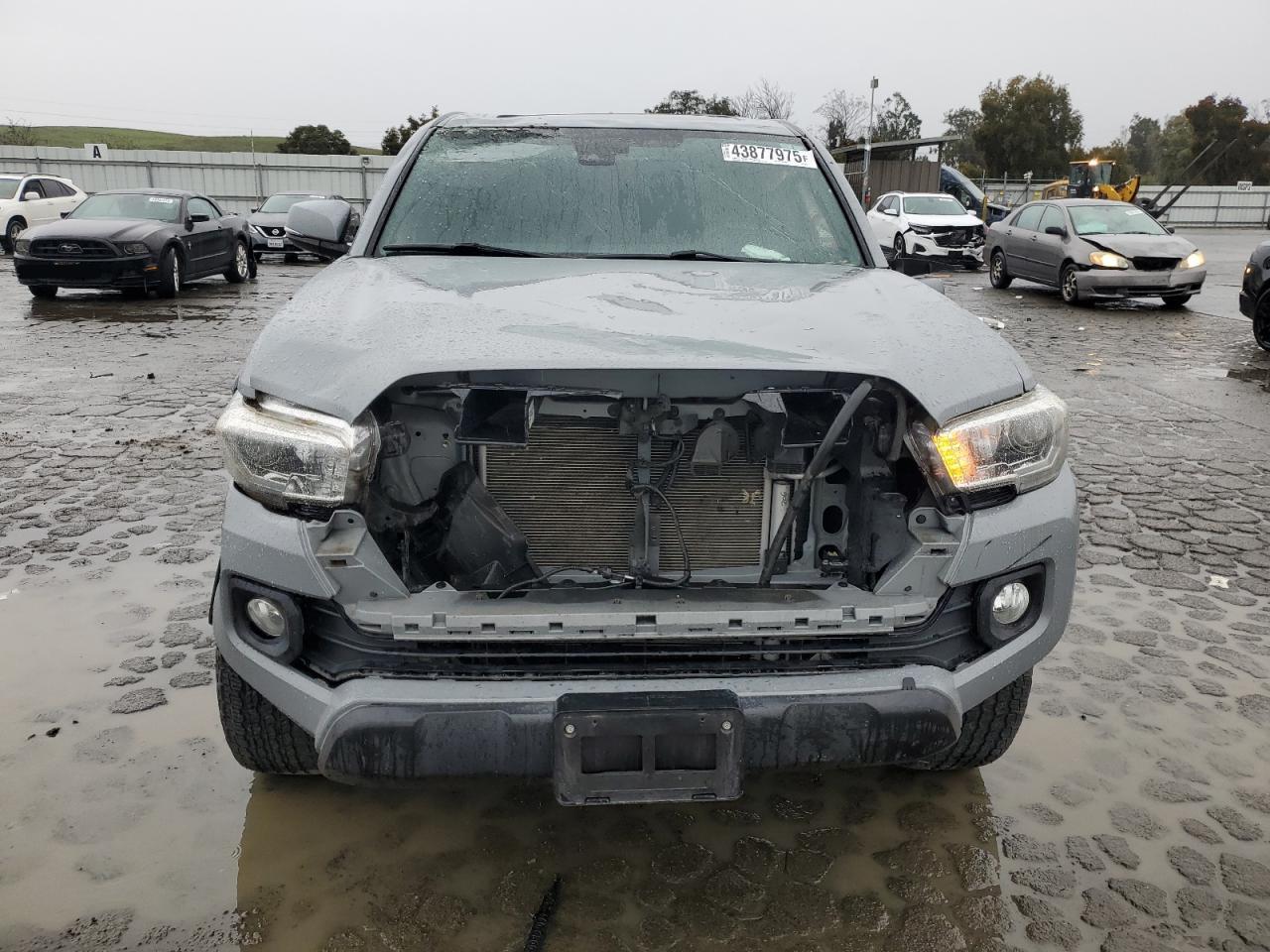 2021 Toyota Tacoma VIN 3TMDZ5BN5MM098717 Copart auction photo, front end / rear end damage thumbnail 5