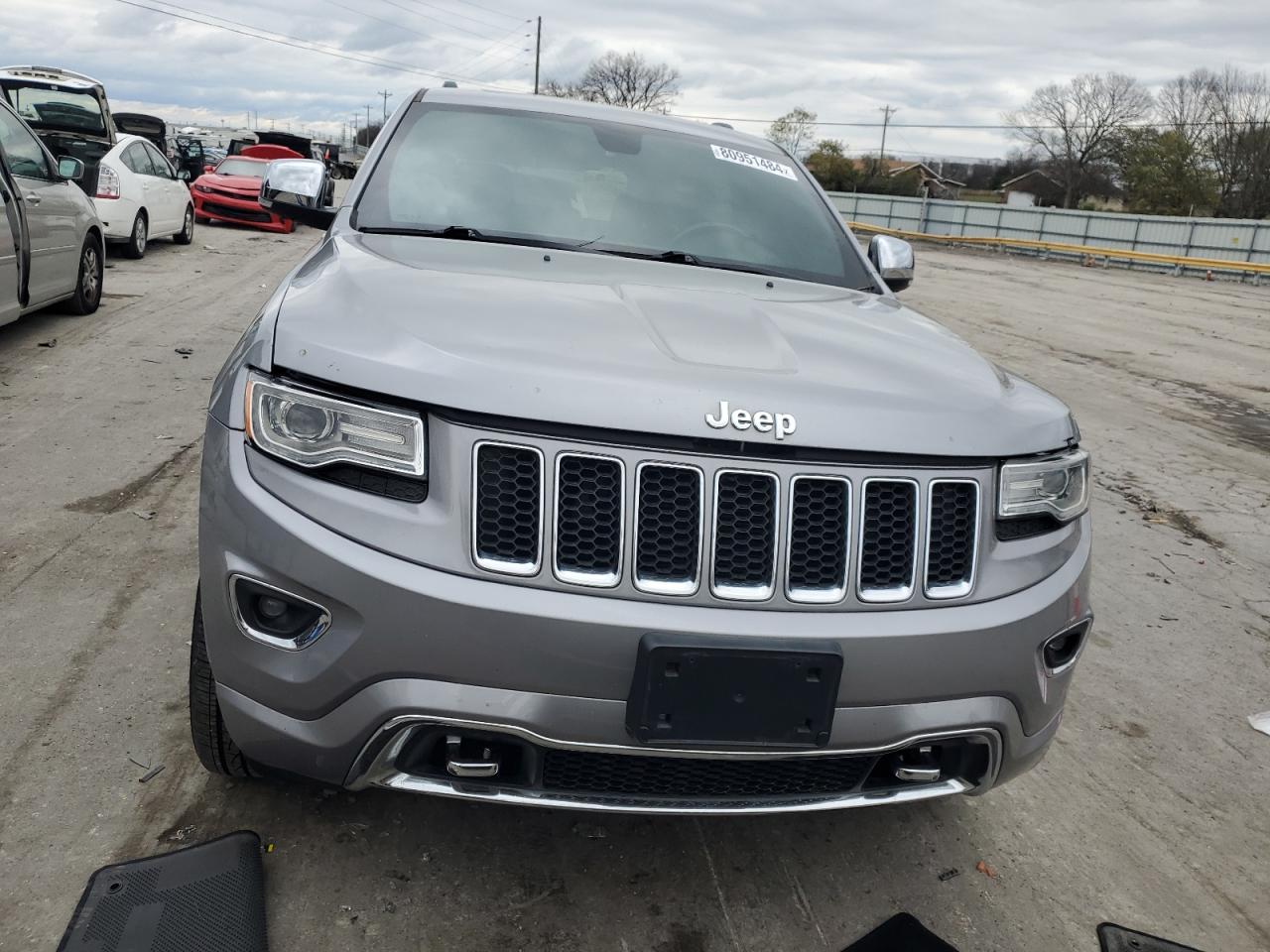 2015 Jeep Grand Cherokee VIN 1C4RJFCG9FC847574 Copart auction photo, rear end / side damage thumbnail 5