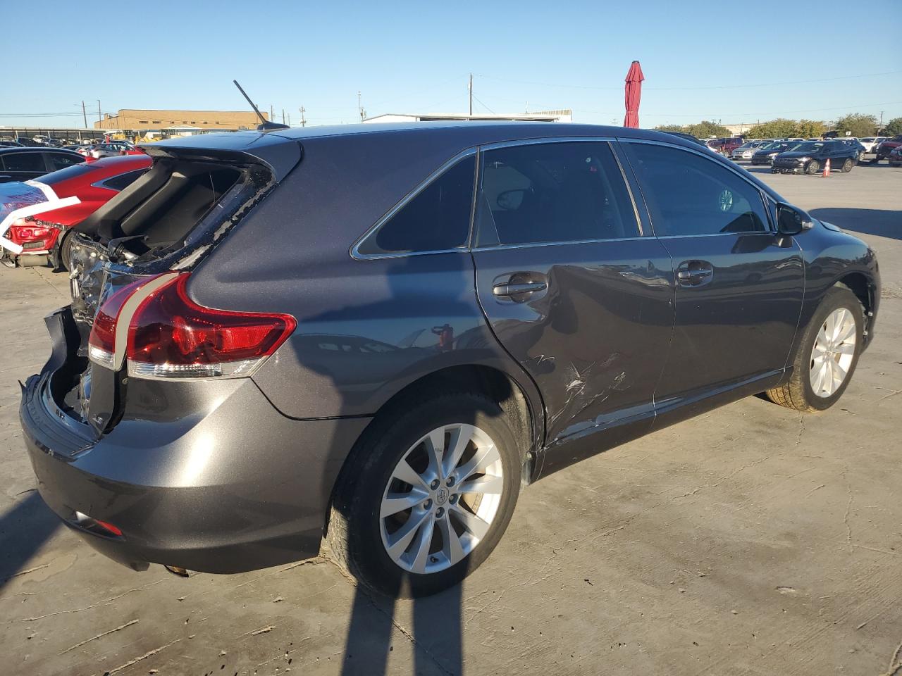 2014 Toyota Venza VIN 4T3ZA3BB4EU082239 Copart auction photo, all over damage thumbnail 3