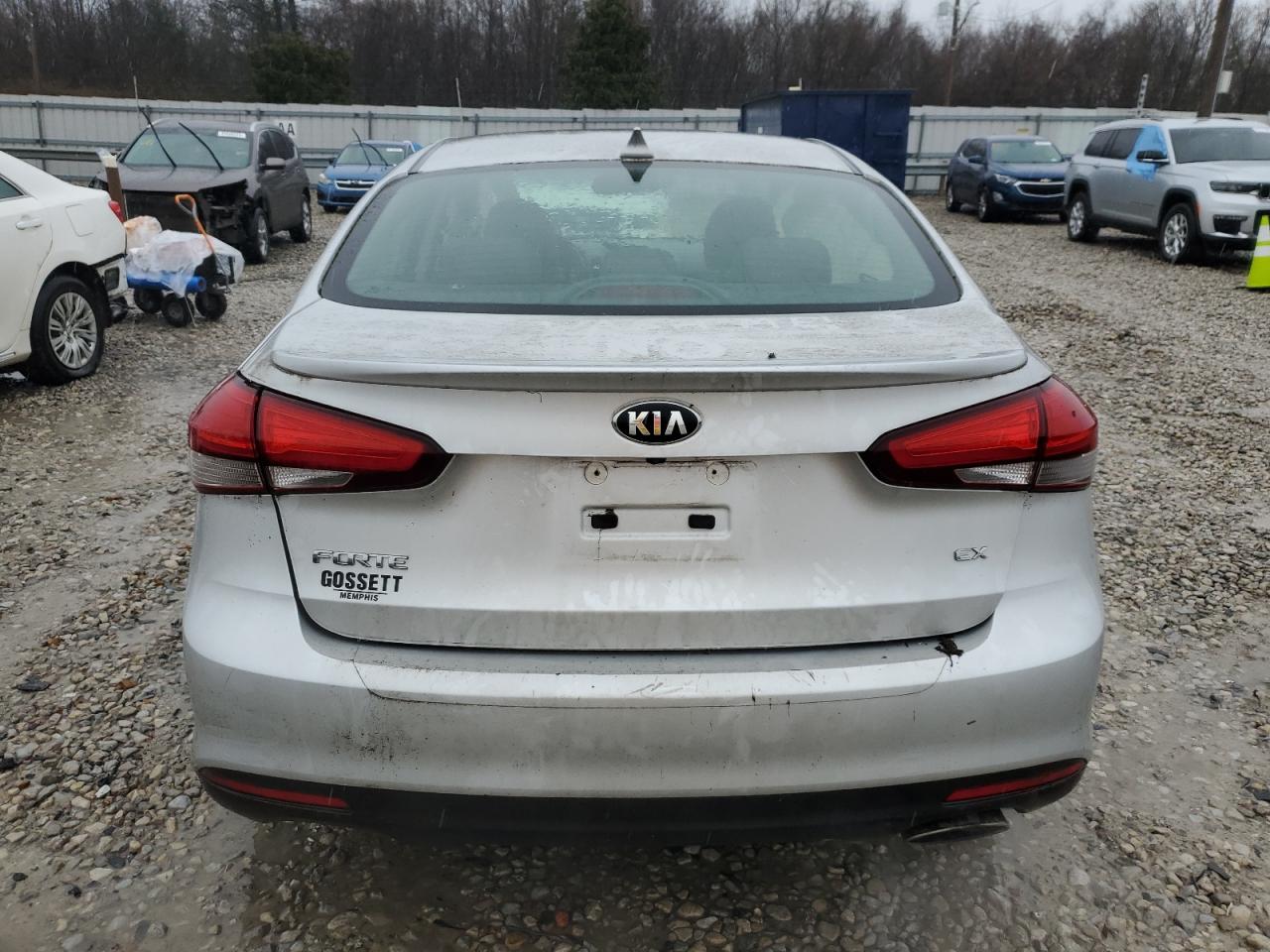 2017 KIA Forte VIN 3KPFL4A86HE091212 Copart auction photo, front end / rear end damage thumbnail 6