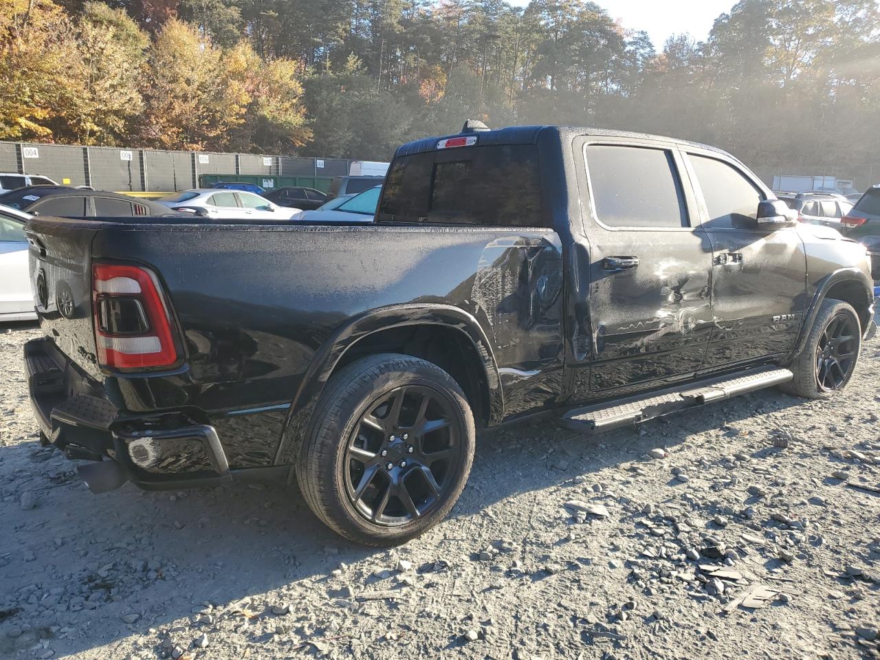 2022 RAM 1500 VIN 1C6SRFRT4NN448547 Copart auction photo, front end / side damage thumbnail 3