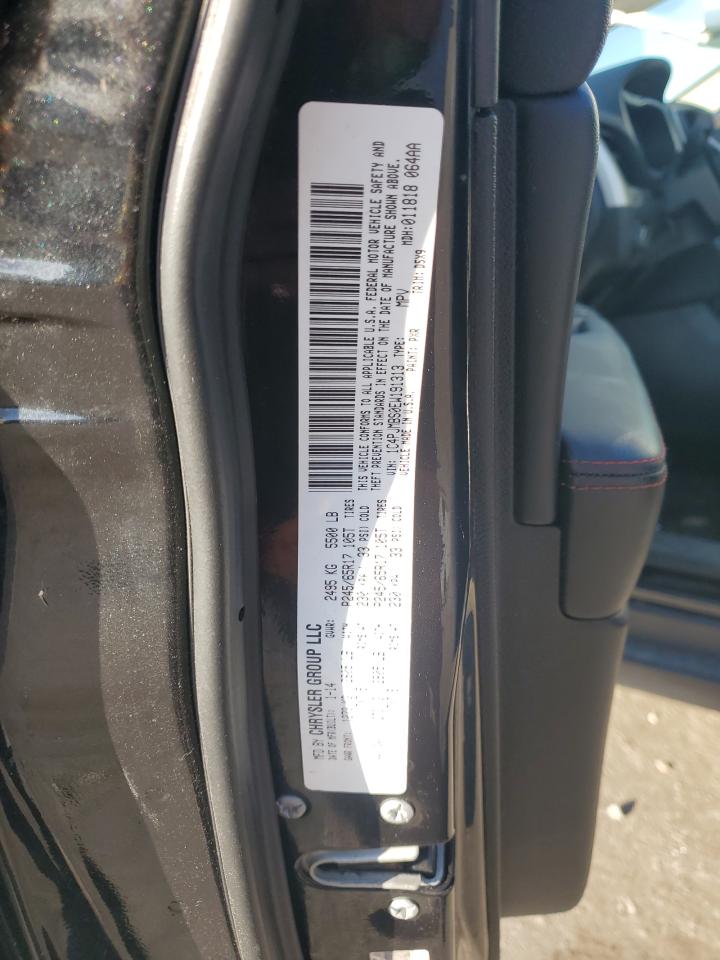 2014 Jeep Cherokee VIN 1C4PJMBS0EW191313 Copart auction photo, burn - interior damage thumbnail 13