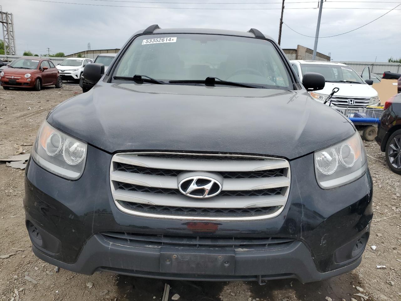 2012 Hyundai Santa Fe VIN 5XYZG3AB1CG130131 Copart auction photo, front end damage thumbnail 5