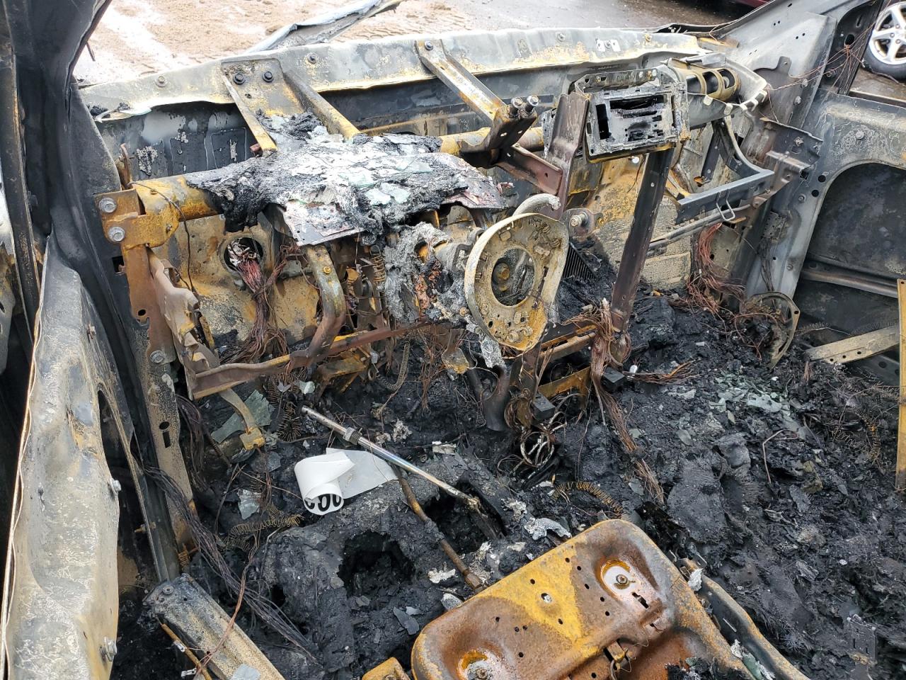 2010 Chrysler Town & Country VIN 2A4RR5D19AR288809 Copart auction photo, burn damage thumbnail 8