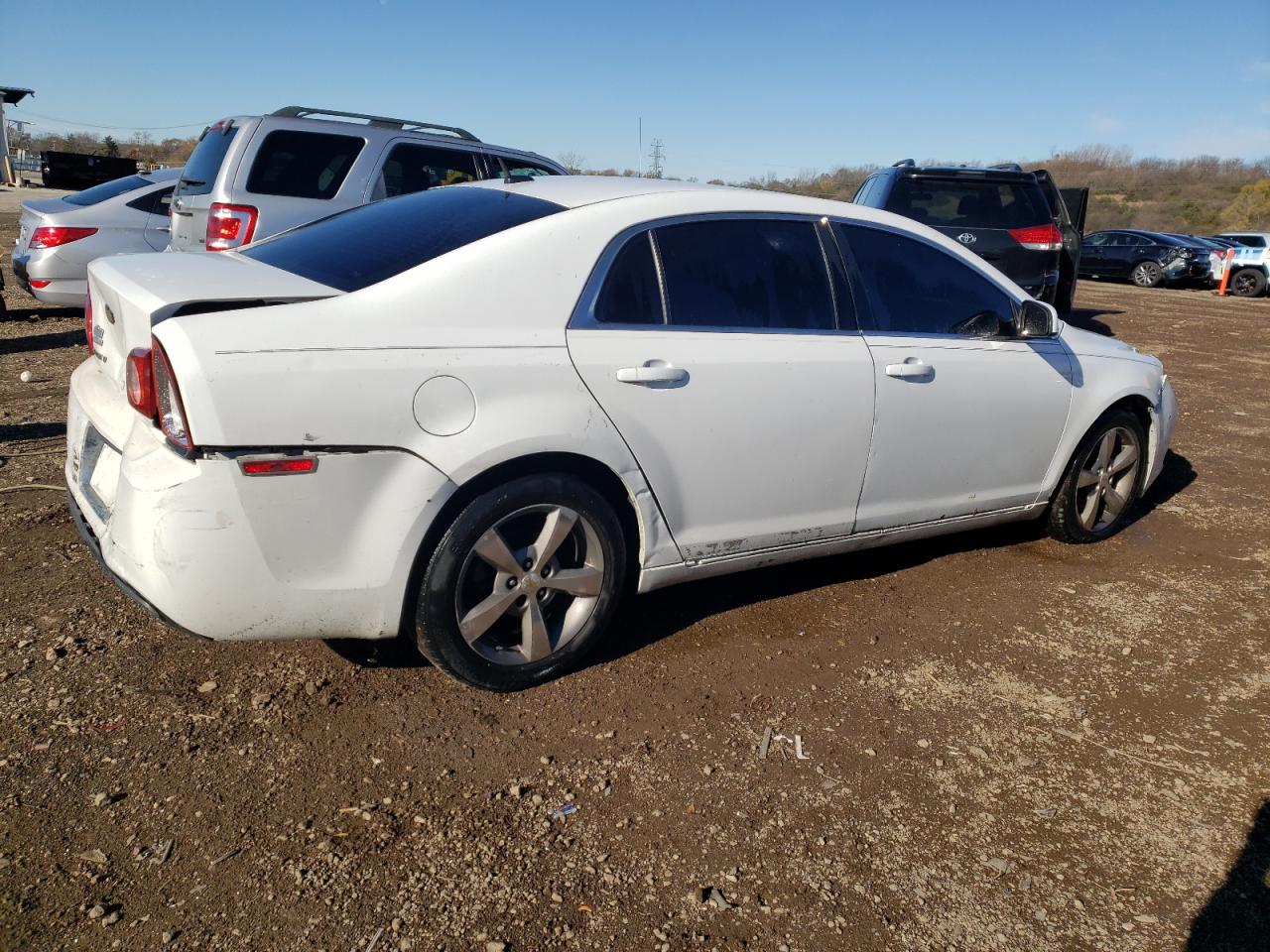 2011 Chevrolet Malibu VIN 1G1ZC5E14BF186535 Copart auction photo, rear end / front end damage thumbnail 3