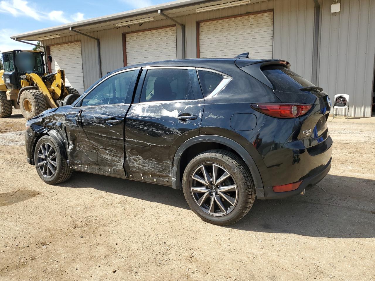 2018 Mazda CX-5 VIN JM3KFBDM3J0370416 Copart auction photo, side / front end damage thumbnail 2