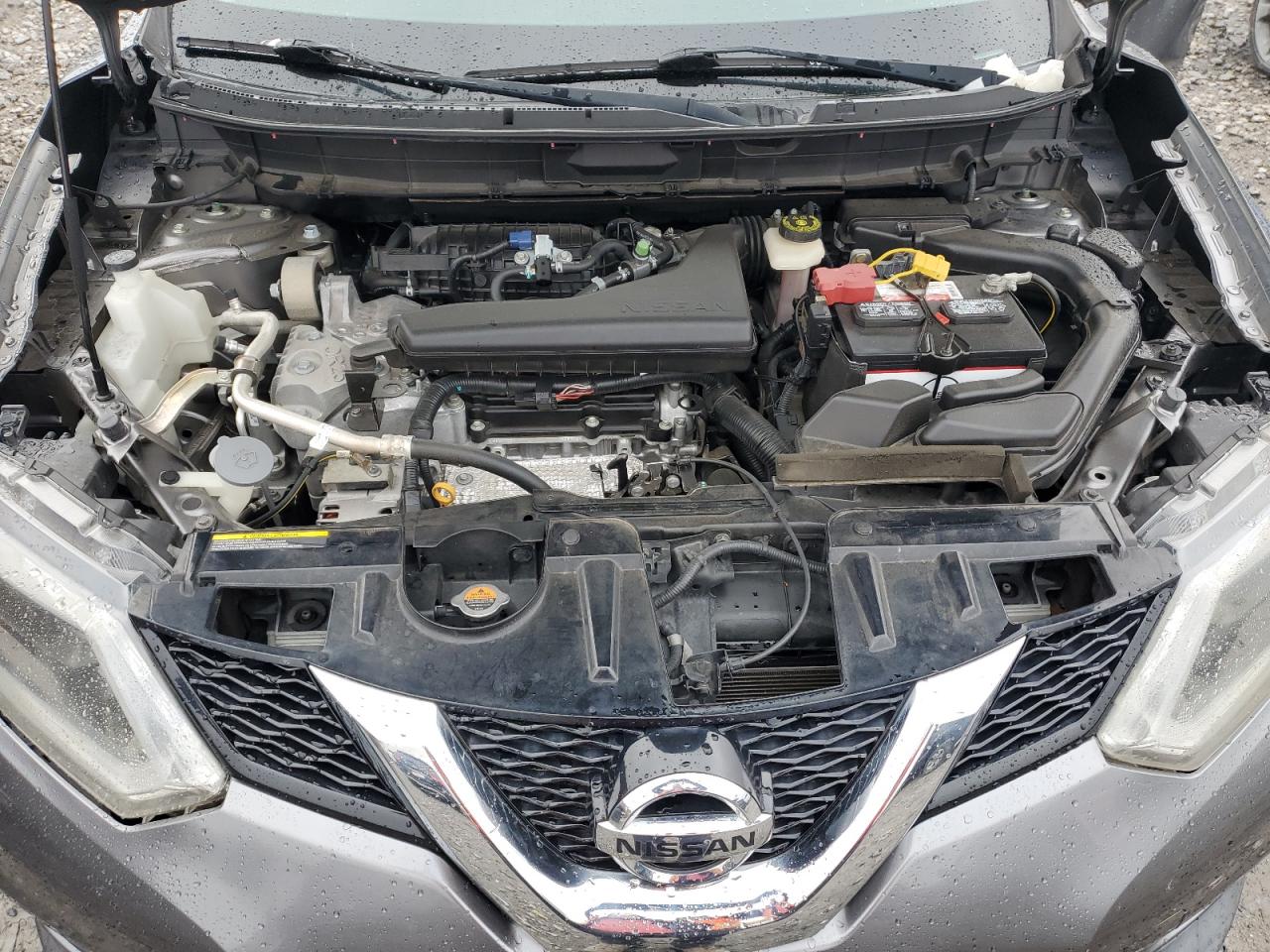 2015 Nissan Rogue VIN KNMAT2MT7FP523995 Copart auction photo, front end / side damage thumbnail 12