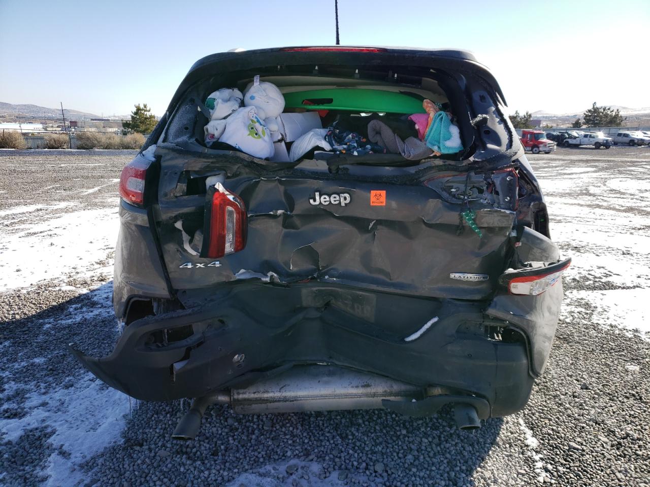 2014 Jeep Grand Cherokee VIN 1C4PJMCSXEW179507 Copart auction photo, rear end / front end damage thumbnail 6