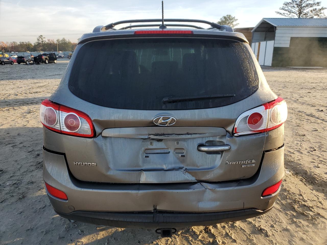 2011 Hyundai Santa Fe VIN 5XYZK4AG8BG054406 Copart auction photo, rear end damage thumbnail 6